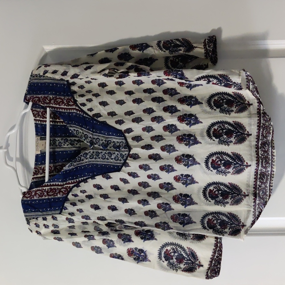 Lucky Brand Floral Print Top, size XS